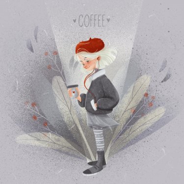 Открытка Cardsi - Красный берет №2789